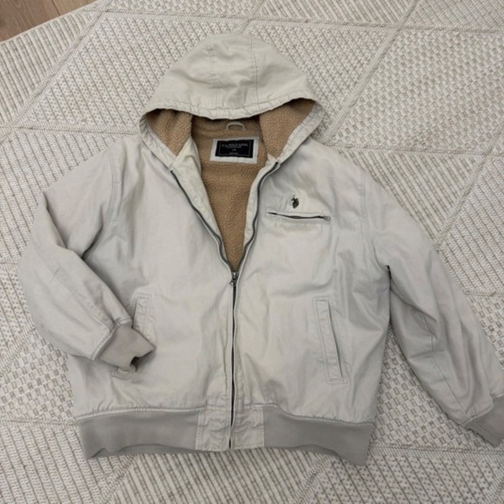 AA Polo Ralph Lauren White Carhartt Type Heavy Jacket